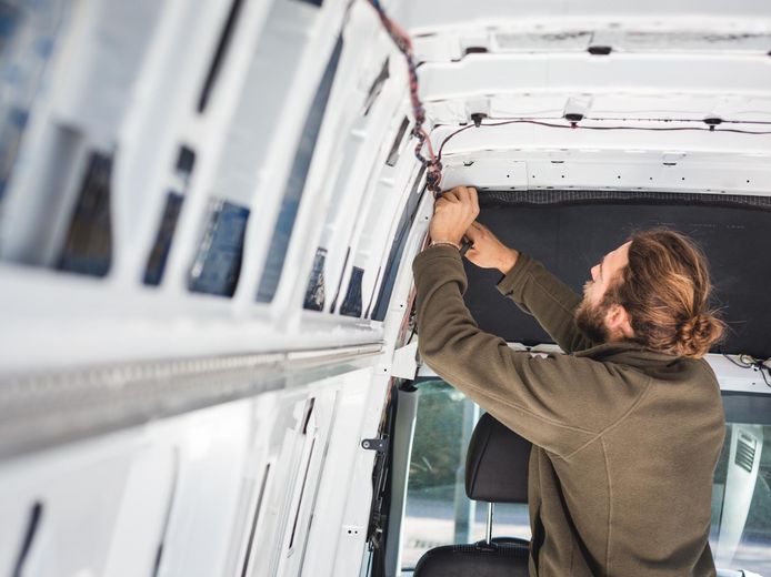 structural renovations to inside of RV